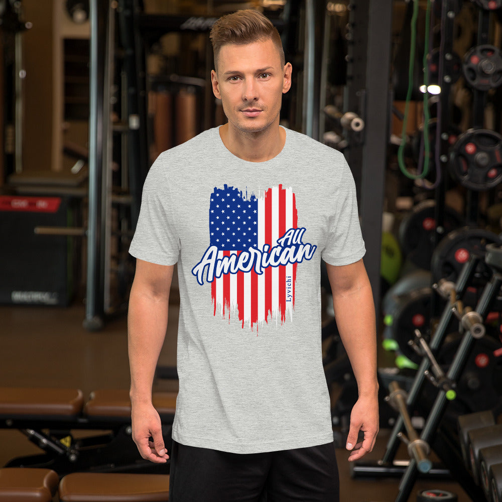 Lyvichi American Flag T-shirt - Show Your Patriotism in Style!